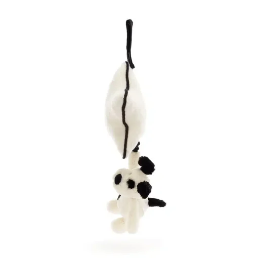 Bashful Black Cream Puppy Musical, Jellycat