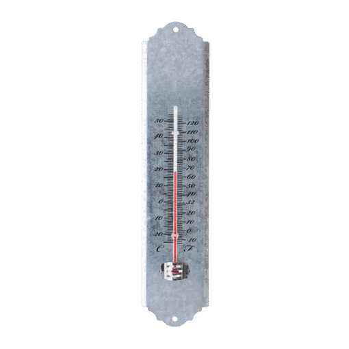 Thermomètre Zinc Patiné, Esschert Design
