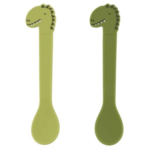 Cuillères x2 en Silicone Mr Dino, Trixie