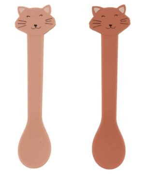Cuillères x2 en Silicone Mrs Cat, Trixie