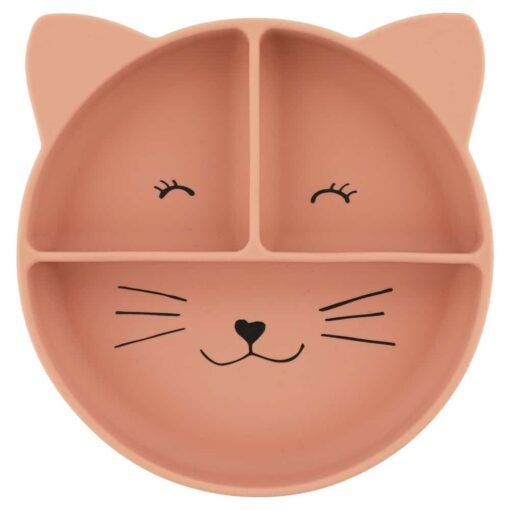 Assiette Compartimentée en Silicone Mrs Cat, Trixie