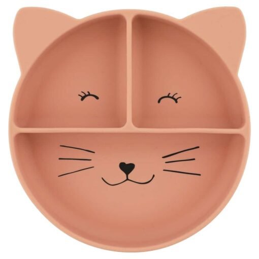 Assiette Compartimentée en Silicone Mrs Cat, Trixie