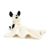 Doudou Bashful Black Cream Puppy, Jellycat