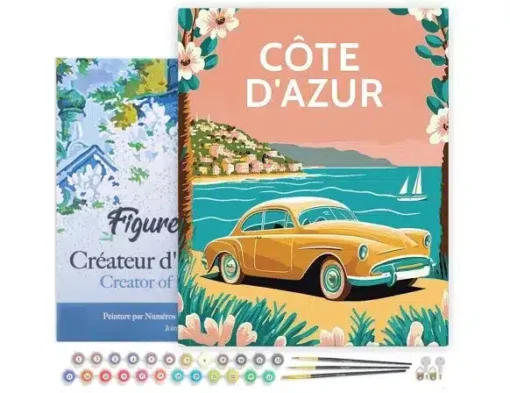 Peinture au Numéro sur Châssis Cote d'Azur