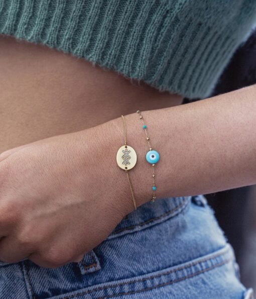 Bracelet Bodrum Turquoise, Zag – Image 2