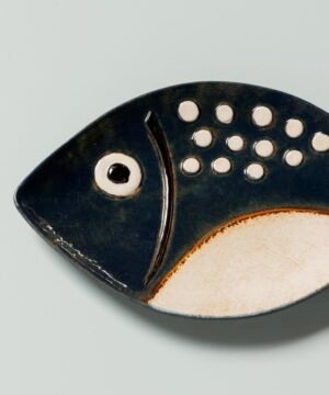 Plat Poisson Bubble Bleu Marine, Chehoma