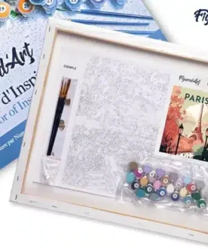 Peinture au Numéro sur Châssis Paris 2