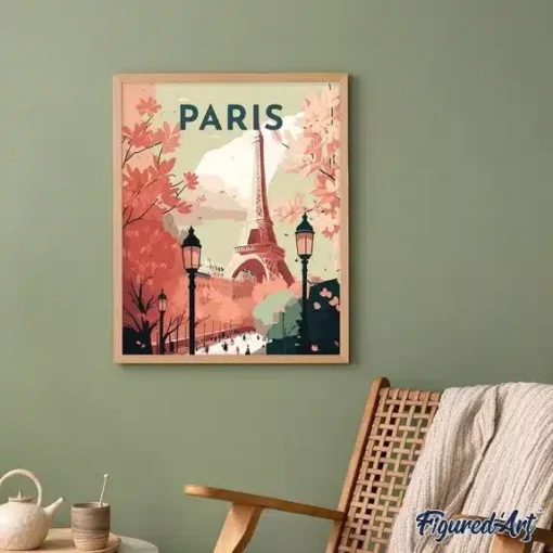 Peinture au Numéro sur Châssis Paris 2