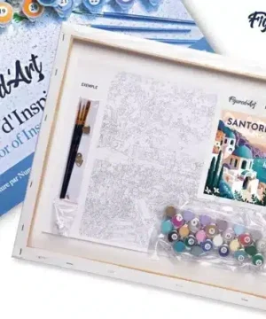 Peinture au Numéro sur Châssis Santorin