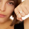 Bague Ibiza Nacre, Leo Sedim, Plusieurs tailles