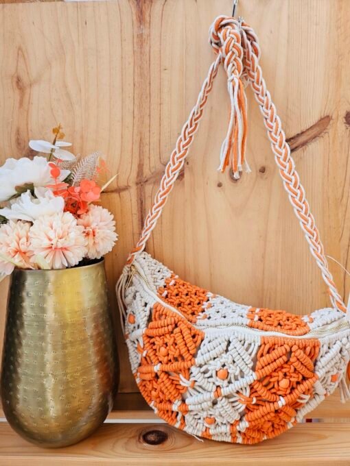 Banane Macramé Orange
