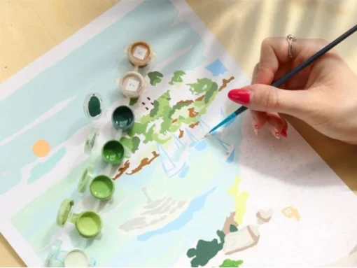 Peinture au Numéro Balade dans les calanques – Image 3