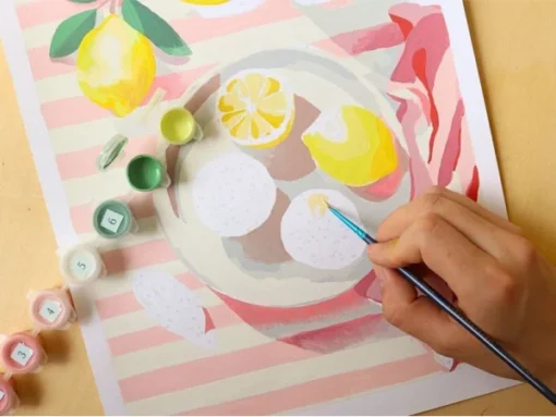 Peinture au Numéro Citrons de Menton – Image 4