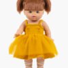 Gordis – Tutu Rosella jersey moutarde et tulle ambre, Minikane
