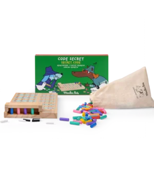 Jeu Code Secret en Bois, Moulin Roty