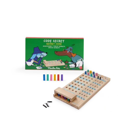 Jeu Code Secret en Bois, Moulin Roty