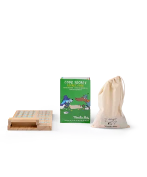 Jeu Code Secret en Bois, Moulin Roty