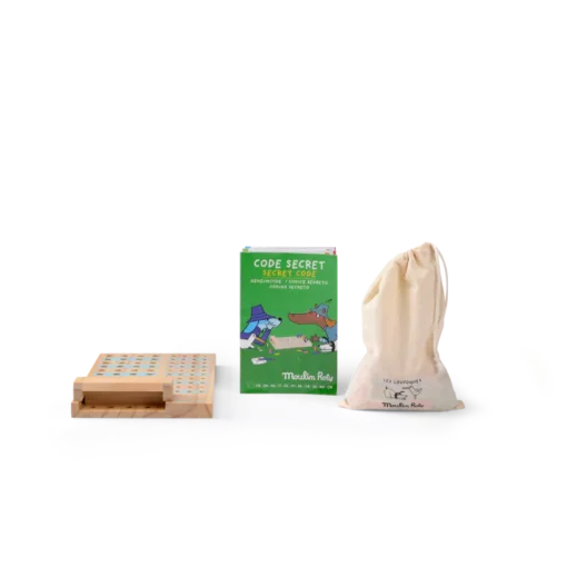 Jeu Code Secret en Bois, Moulin Roty