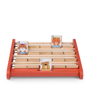 Jeu Qui Es-Tu en Bois, Moulin Roty