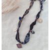 collier bandana oeil bleu