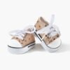 Baskets Komvers simili cuir blush