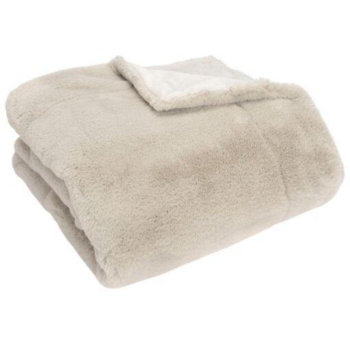 PLAID LUXE GRIS CLAIR 130X170