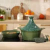 Couvercle Tajine Fougère - Accessoire Cocotte