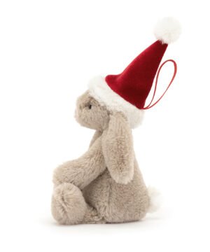 Bashful Christmas Bunny Decoration