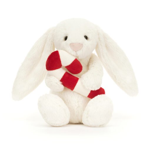 Bashful Bunny with Candy Cane, Jellycat