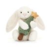 Bashful Bunny with Christmas Tree, Jellycat