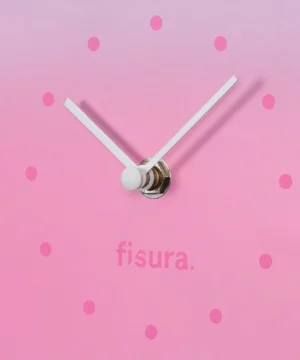 Pendule Murale Coucou Gradient Vert/Rose, Fisura