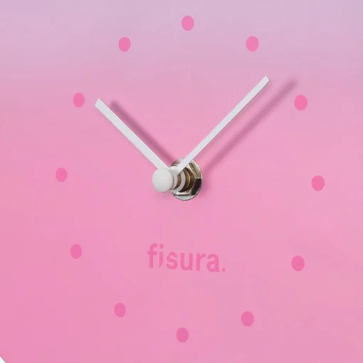 Pendule Murale Coucou Gradient Vert/Rose, Fisura