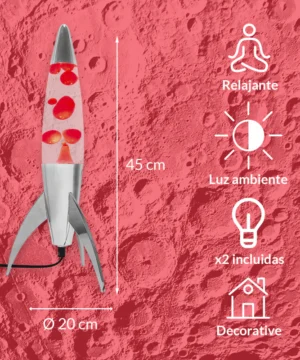 Lampe à Lave Fusée Rouge, Fisura
