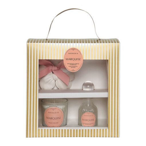 Coffret découverte diffuseur bougie et décor parfumé Les Intemporelles - Marquise, Mathilde M