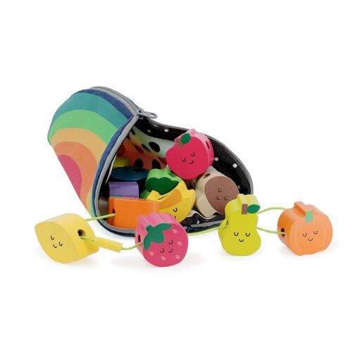 Perles en bois Tutti Frutti, VILAC