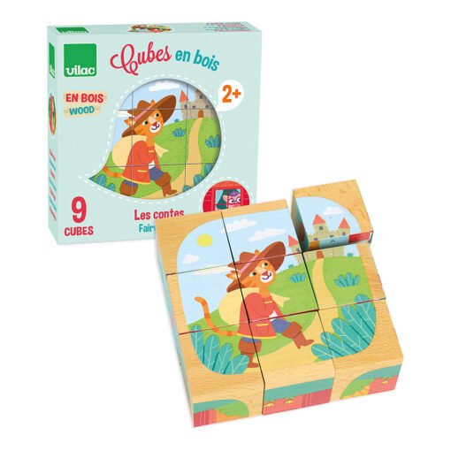 Cubes en bois Les contes, VILAC – Image 3