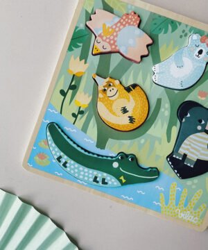 Puzzle Tactile Jungle, VILAC
