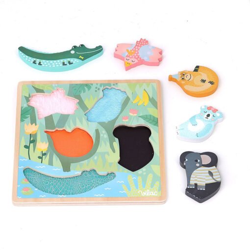 Puzzle Tactile Jungle, VILAC
