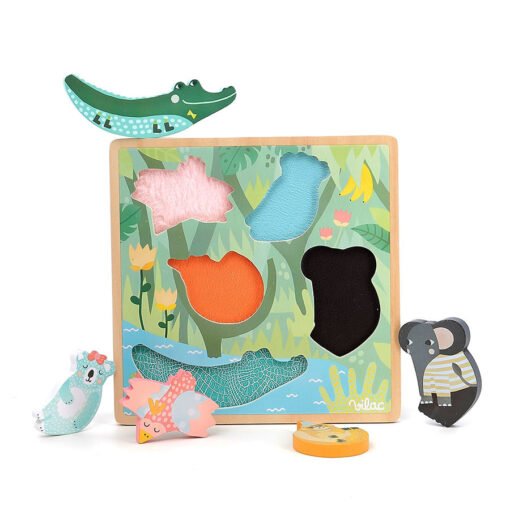 Puzzle Tactile Jungle, VILAC