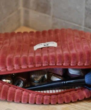 Trousse de toilette velours côtelé, Maison Lilo