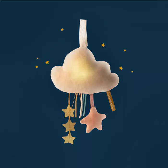 Nuage lumineux à suspendre, Moulin Roty