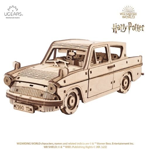 Kit de modélisme Voiture Volante Ford Anglia, UGEARS