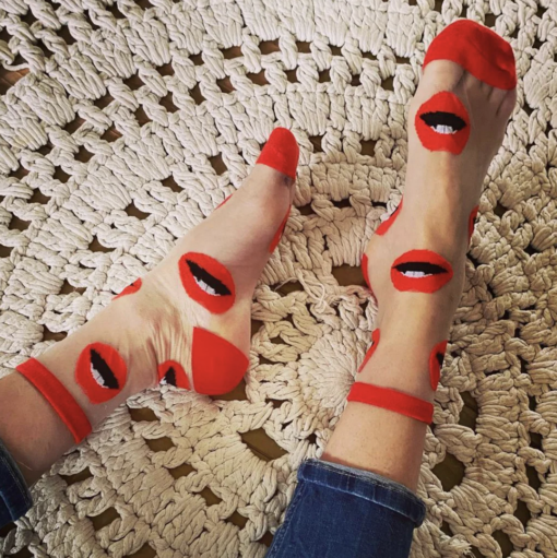 Chaussettes Bouches, Sockette