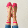 Chaussettes Cœur Rose, Sockette