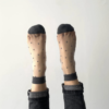 Chaussettes Plumetis Noir, Sockette