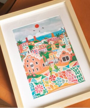 Peinture au Numéro Barcelona, La Petite Epicerie