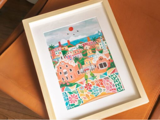 Peinture au Numéro Barcelona, La Petite Epicerie
