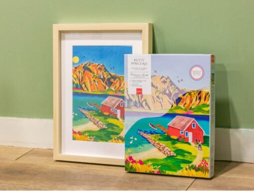 Peinture au Numéro Randonnée en Norvège, La Petite Epicerie