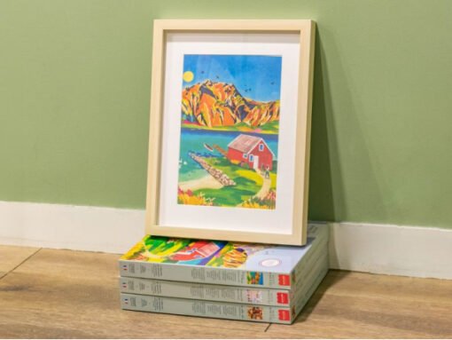 Peinture au Numéro Randonnée en Norvège, La Petite Epicerie