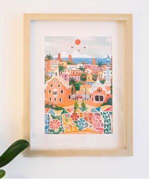 Peinture au Numéro Barcelona, La Petite Epicerie